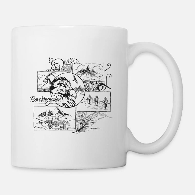 Berchtesgaden Watzmann Gypaète barbu - Mug blanc - blanc