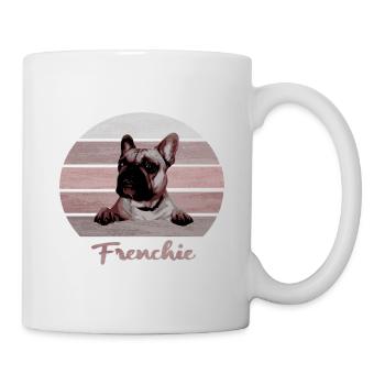 Frenchie, Chiens, Bully, Français Bulldog - Mug blanc - blanc - Droite