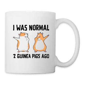 I Was Normal Two Guinea Pigs Ago Guinea Pig Owner - Tasse - Weiß - Rechts