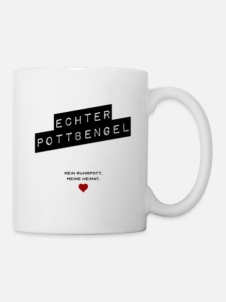 Echter Pottbengel - Tasse - Weiß