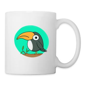 Colorful toucan - Mug - white - Right