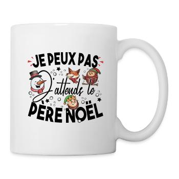 Père Noël Je Peux Pas Christmas Bébé Enfant - Mug blanc - blanc - Droite