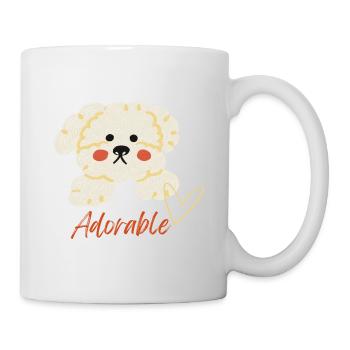 Adorable - Mug blanc - blanc - Droite