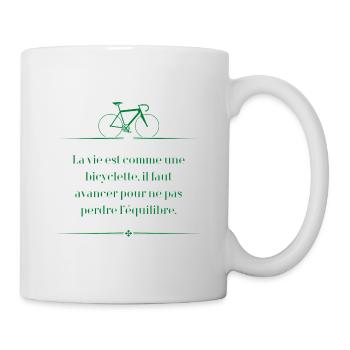 Citation motivante/inspirante - Personal Best - Mug blanc - blanc - Droite