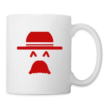 doggy rouge - Mug blanc - blanc - Droite