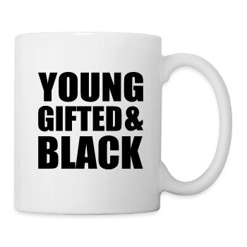 young gifted and black - Mug blanc - blanc - Droite