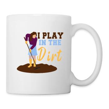 Garten Motiv Gärtner & Gärtnerin Spruch - Tasse - Weiß - Rechts