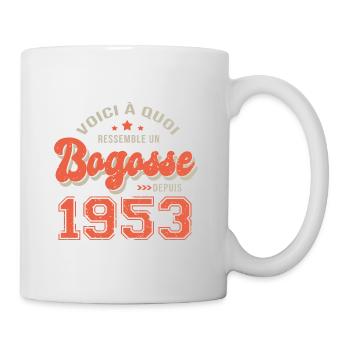 1953 anniversaire bogosse cadeau drole 70 ans - Mug blanc - blanc - Droite