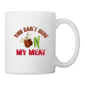 Lustiger Grill-Spruch I Grillen Motiv - Tasse - Weiß - Rechts