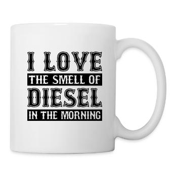 I Love The Smell Of Diesel In The Morning Car Love - Mug - white - Right