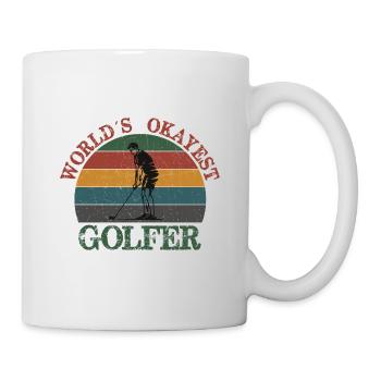 Golf Geschenk Witz Golfspieler Golfer - Tasse - Weiß - Rechts