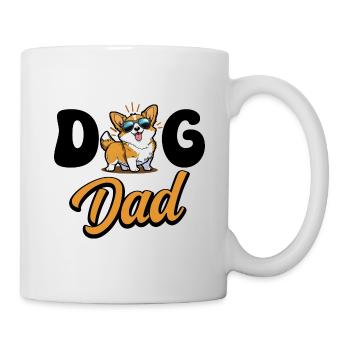 Papa Amoureux De Chiens Papa Chien Corgi - Mug blanc - blanc - Droite