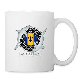 Barbados Riffhai - Tasse - Weiß - Rechts