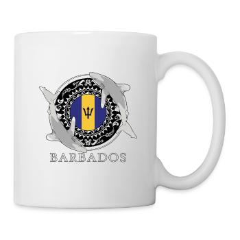 Barbados Ozeanischer Weißspitzenhai - Tasse - Weiß - Rechts