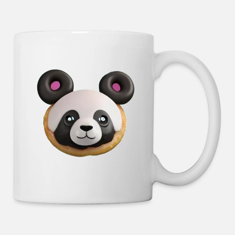 Panda Triple Donuts - Mug blanc - blanc
