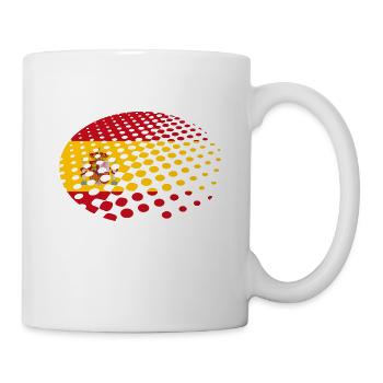 Spain Flag Vintage Spanish Flag Distressed Look - Mug - white - Right