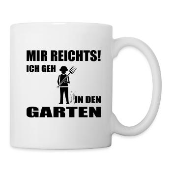Garten - Tasse - Weiß - Rechts