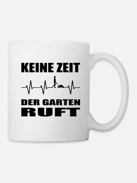 Garten - Tasse - Weiß