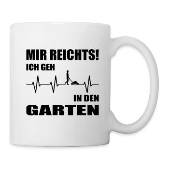 Garten - Tasse - Weiß - Rechts