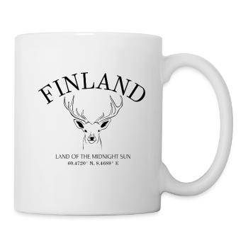 Finlande - Finlande - Helsinki - Scandinavie - Mug blanc - blanc - Droite