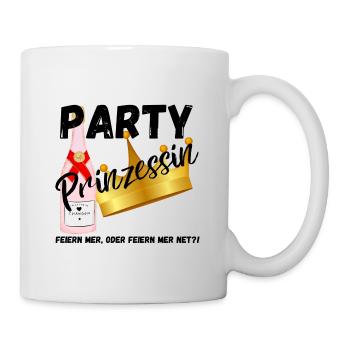 Party Prinzessin - Tasse - Weiß - Rechts