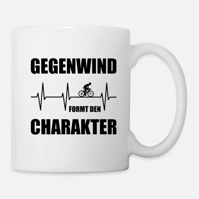 Fahrrad - Tasse - Weiß