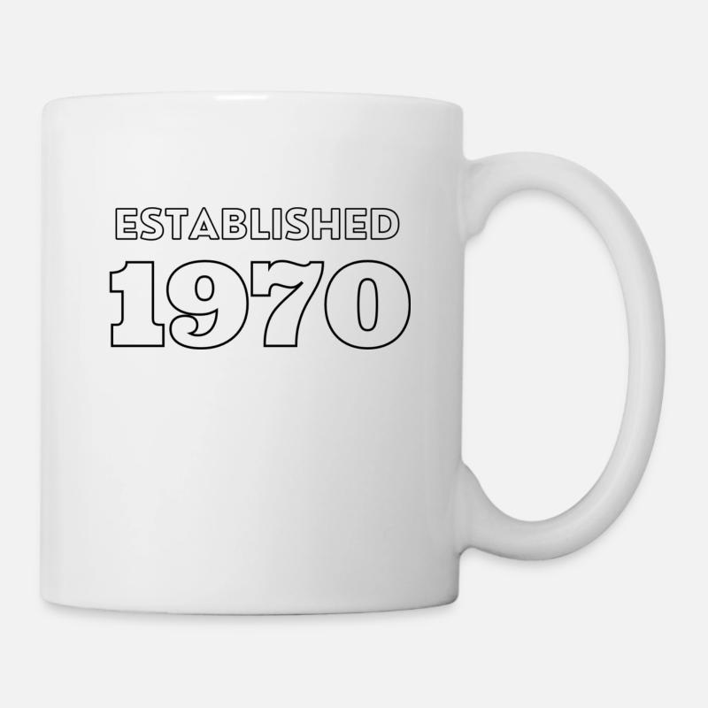 Established 1970 - Mug - white