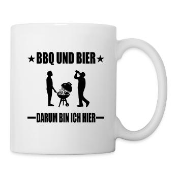 BBQ - Tasse - Weiß - Rechts