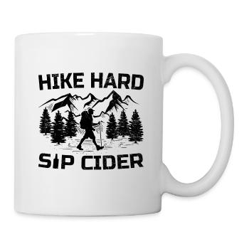 iking Outdoor Nature Hiker Trekking Mountaineering - Mug - white - Right