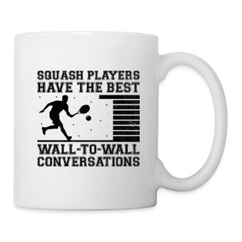 Squash Player Squash Tennis Player Raquetball Spor - Mug - white - Right