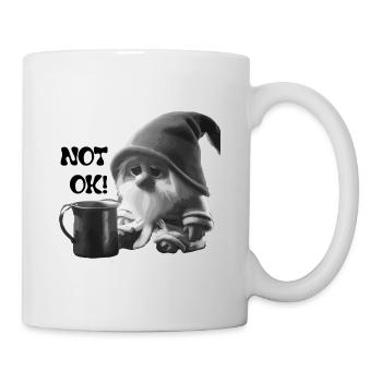 Trauriger Zwerg - Tasse - Weiß - Rechts