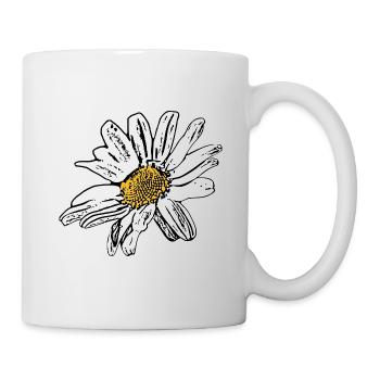 Flower White White Flowers Gift - Mug - white - Right