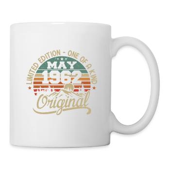 Mai 1962 anniversaire Mai 1962 cadeau 1962 Mai - Mug blanc - blanc - Droite