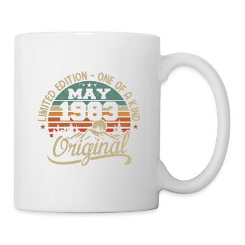 May 1983 Birthday May 1983 Gift 1983 May - Mug - white - Right