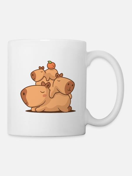 Stack of Capybaras - Mug - white