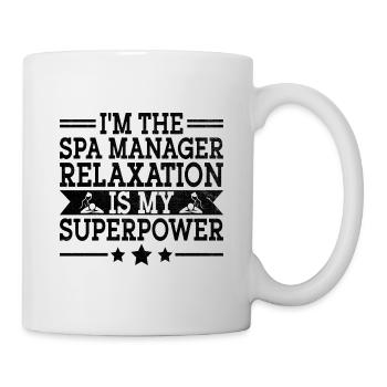 Gestionnaire de SPA Emploi Bien-être Drôle Gestion de SPA Sayi - Mug blanc - blanc - Droite