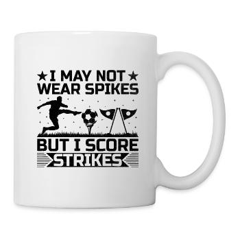 Footgolf Player Foot Golf Footgolfers Foot spielen - Tasse - Weiß - Rechts