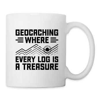 Geocaching Geocache Funny Geocacher Geocacher Sayi - Mug - white - Right