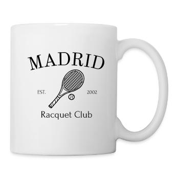 Madrid - Tennis - Espagne - Cadeau - Souvenir - Mug blanc - blanc - Droite
