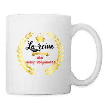 La reine des aides-soignantes - Mug blanc - blanc - Droite