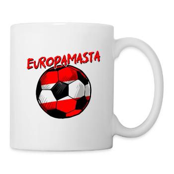Österreich, beste Fussballer - Europas Europamasta - Tasse - Weiß - Rechts