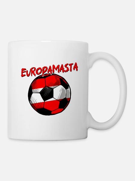 Österreich, beste Fussballer - Europas Europamasta - Tasse - Weiß