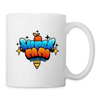 Super Papa - Vatertag - Tasse - Weiß - Rechts