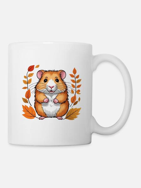 Hamster d’automne - Mug blanc - blanc