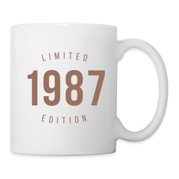 1987 édition limitée Style rétro cadeau d’anniversaire - Mug blanc - blanc - Droite