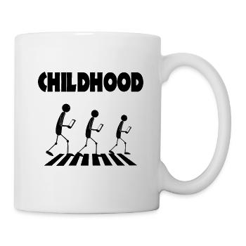 Kindheit Jugendliche Handy - Tasse - Weiß - Rechts