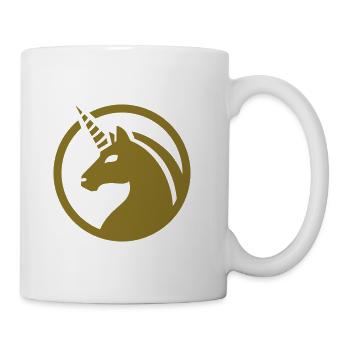Licorne / licorne - Mug blanc - blanc - Droite