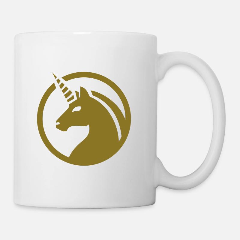 Licorne / licorne - Mug blanc - blanc