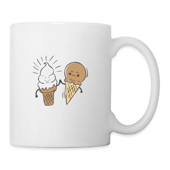 Best friends - ice cream - Mug - white - Right