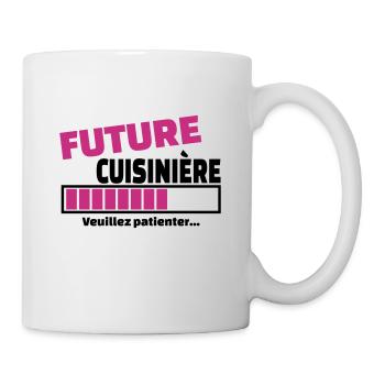future cuisinière - Mug blanc - blanc - Droite